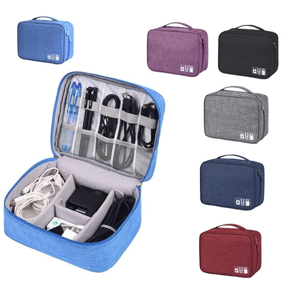 Travel Cable Organizer & Electronics Accessories Case