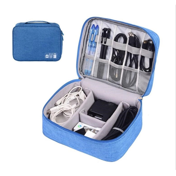 Travel Cable Organizer & Electronics Accessories Case
