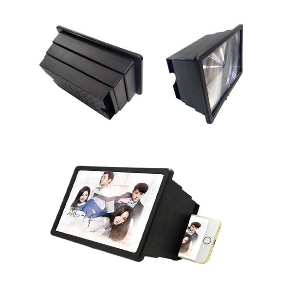 Retractable 3D Mobile Phone Screen Magnifier