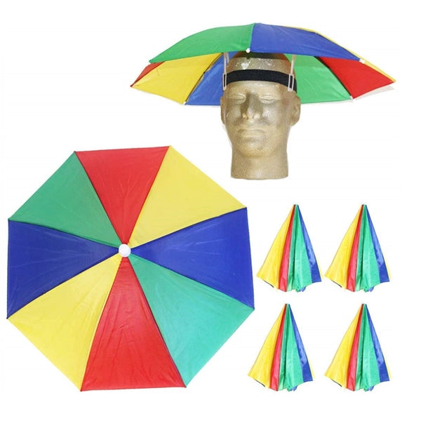 Rainbow Umbrella Hats