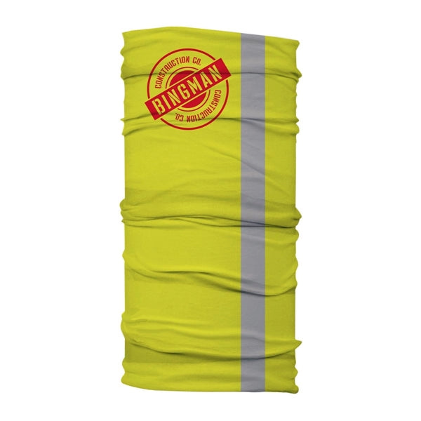 Neck Gaiter with Reflective Strip - Multifunctional Headwear
