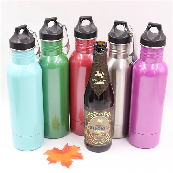 12oz Stainless Steel Beer Bottle Insulator With Opener