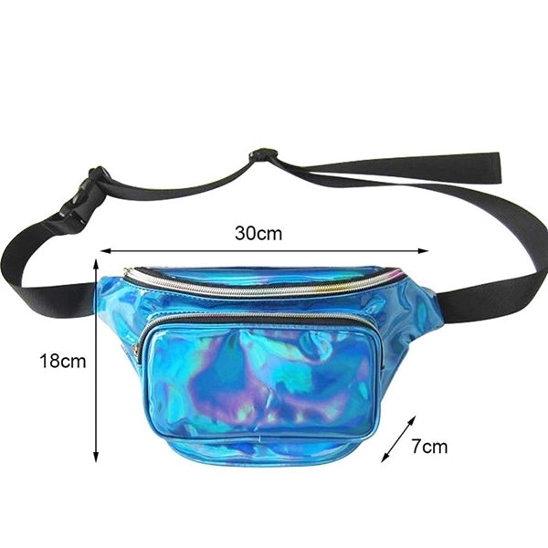 Holographic Fanny Pack Neon Waist Bag