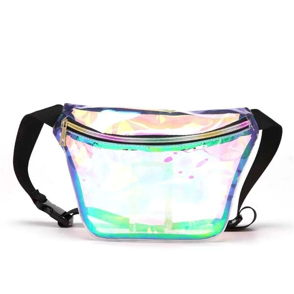 Holographic Transparent Waist Bags