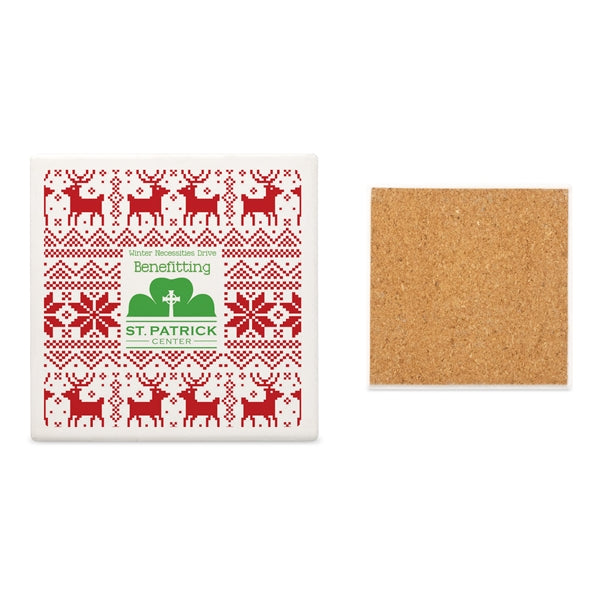 Square Absorbing Stone Coaster