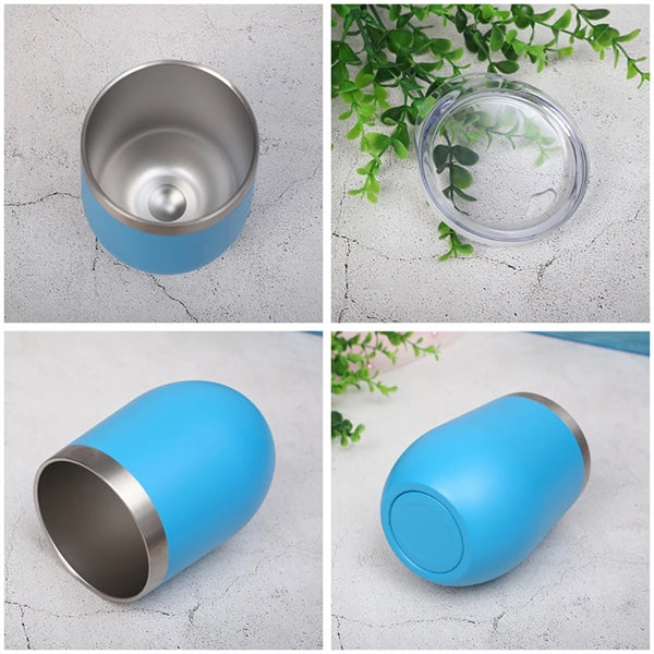 12oz Double Wall Eggshell Cup with Lid