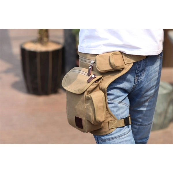 Multi-functional Canvas Waist Bag
