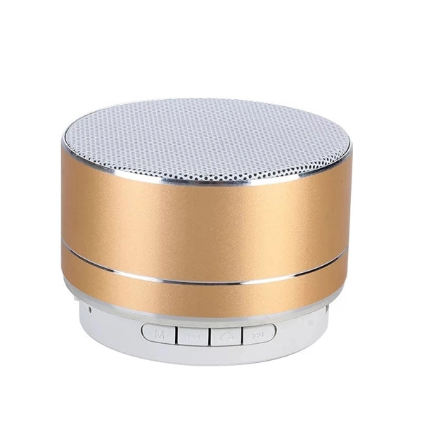 Metal Wireless LED FM Bass Bluetooth Speaker