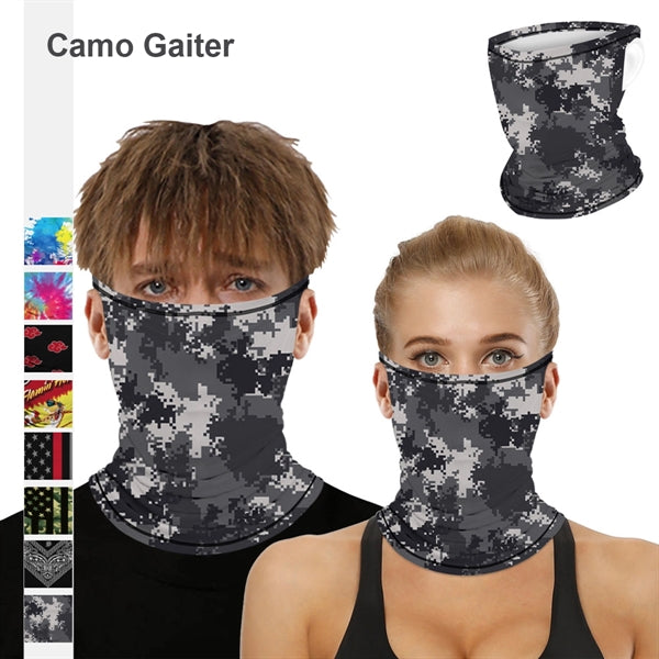 Camo Neck Gaiter Face Bandanas Sports