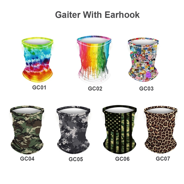 Camo Neck Gaiter Face Bandanas Sports