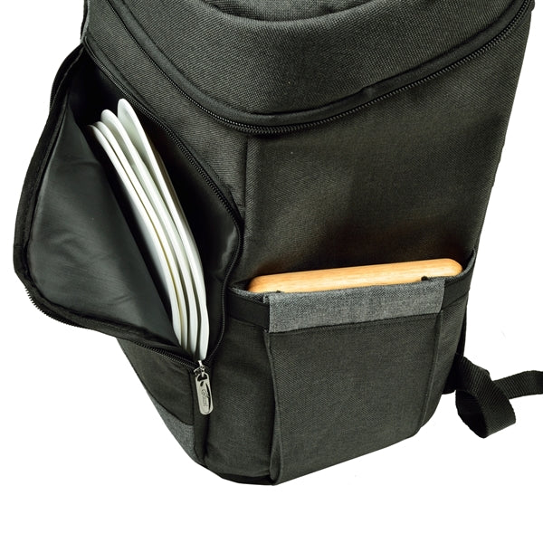 Cooler Backpack with Picnic Accessories - 24 Can Capacity