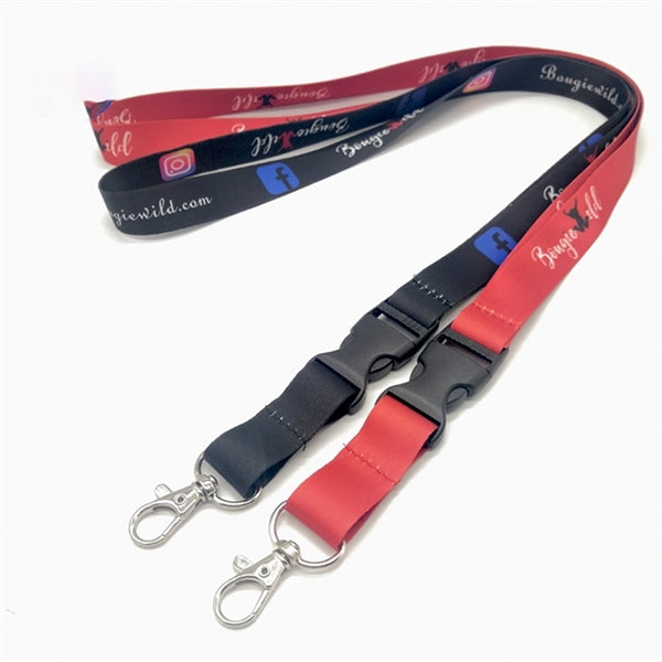 Dye Sublimation Lanyard With Safety Buckle