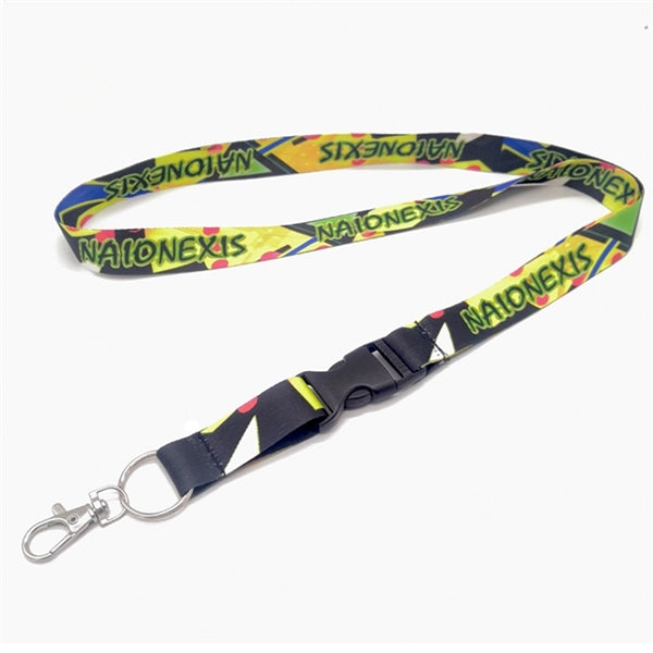 Dye Sublimation Lanyard With Safety Buckle