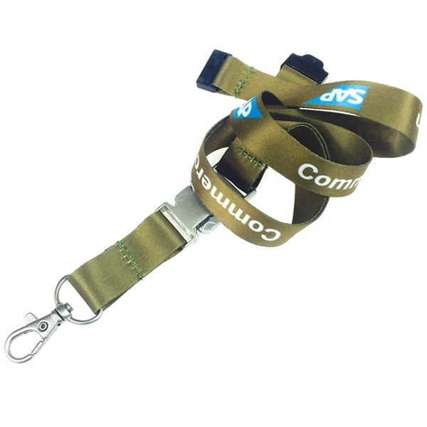 Dye Sublimation Lanyard With Safety Buckle