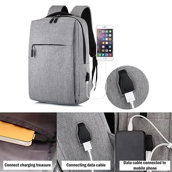 Backpack Rucksack School Bag With USB Charging Port