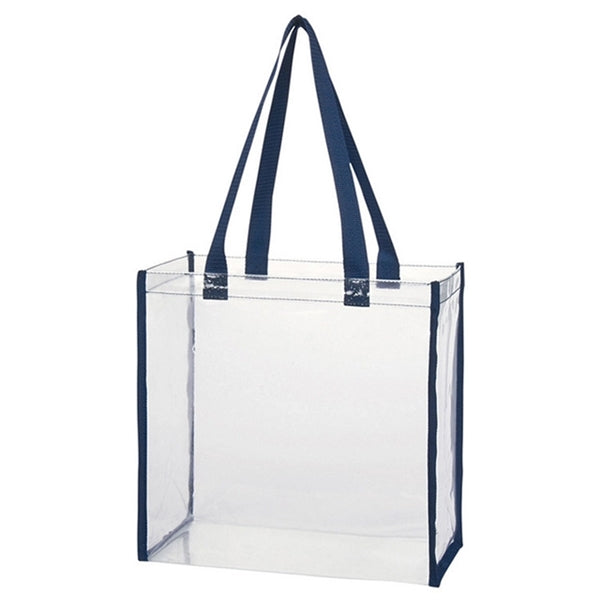 Clear PVC Stadium Tote Bag
