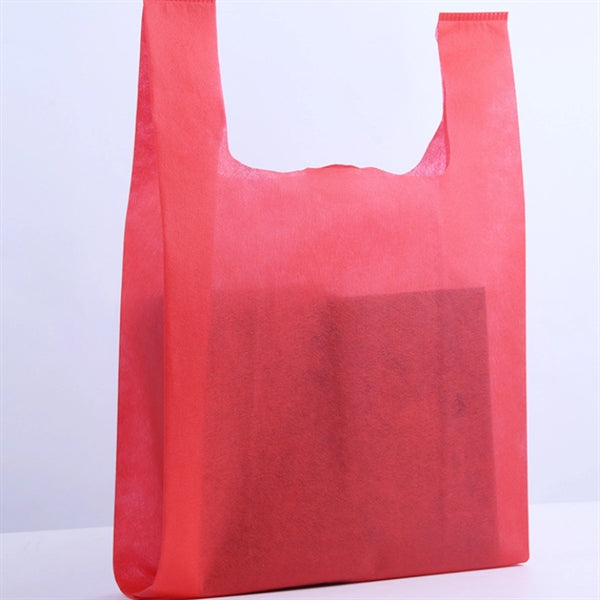 Supermarket Eco-friendly Non-woven Vest Shopping Bags