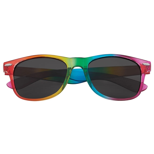 Stylish Sunglasses with Rainbow Frame