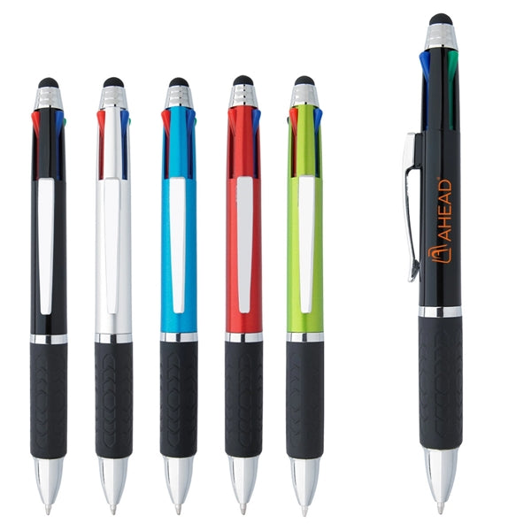 Multi-colored Pen with Stylus