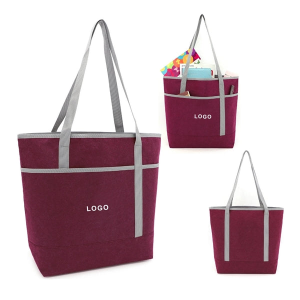 Recycled RPET Eco-friendly Shopping Non-woven Tote Bag