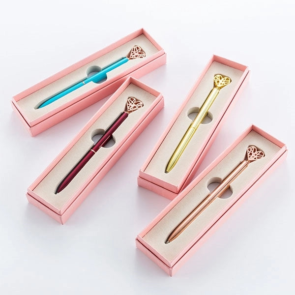 Heart Shaped Metal Ballpoint Pen