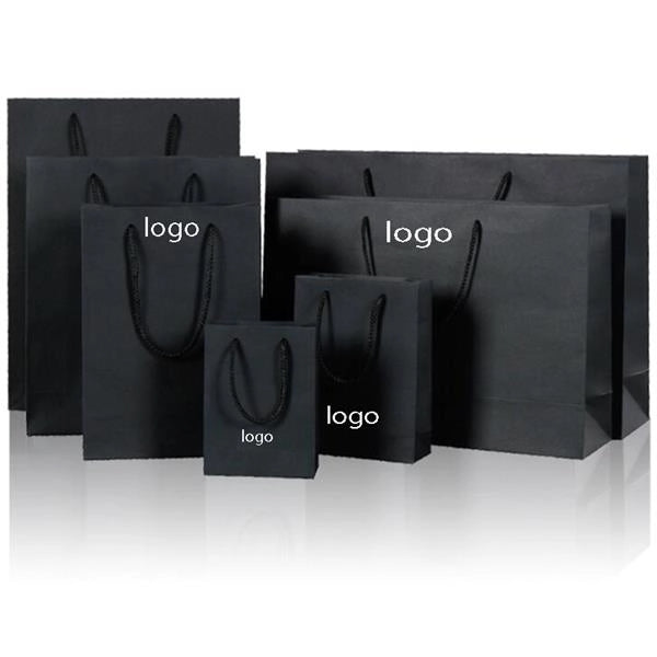 Black Cardboard Paper Bags.Custom Gift Bags