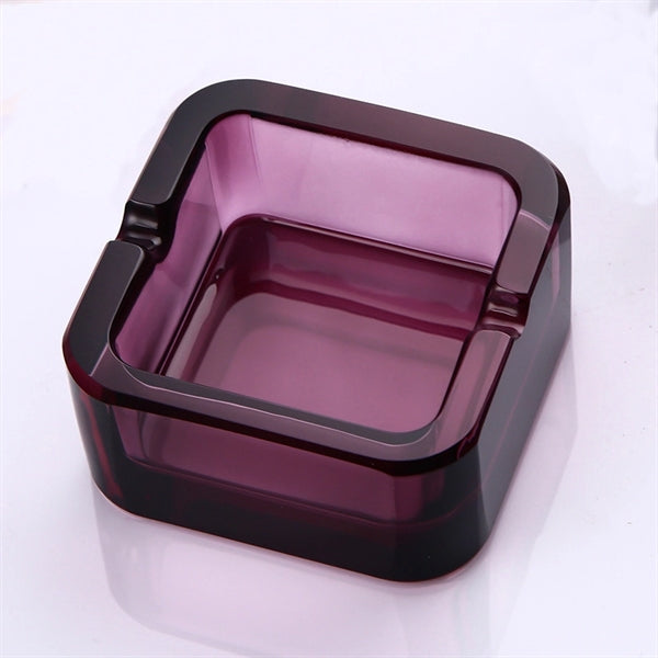 Multicolor Crystal Glass Ashtray