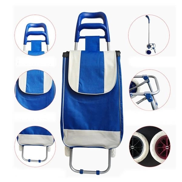 Foldable Shopping Trolley Bag