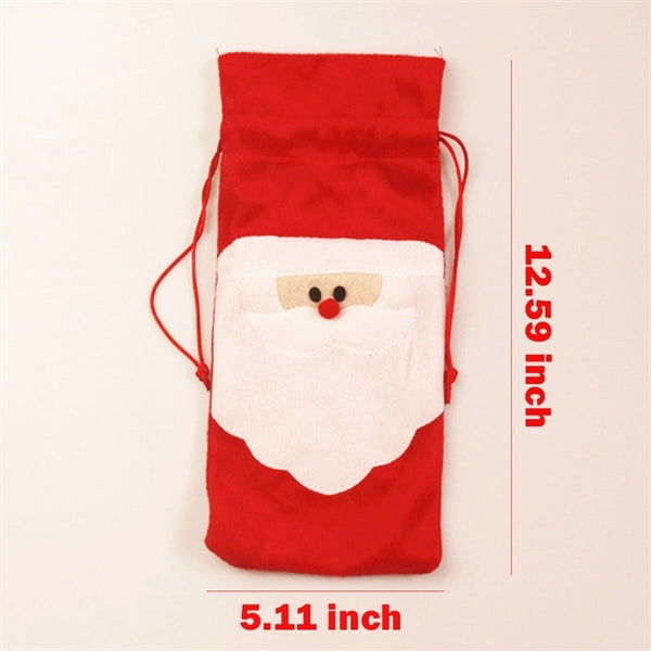 Christmas bottle bag