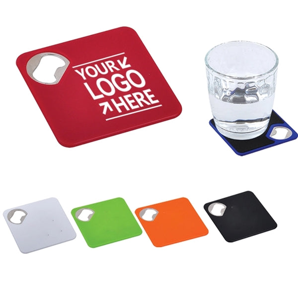2 in 1 Coaster With Bottle Opener