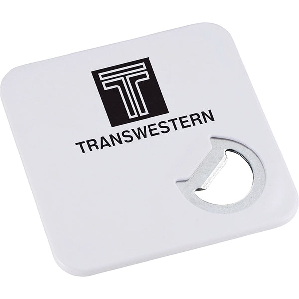 2 in 1 Coaster With Bottle Opener