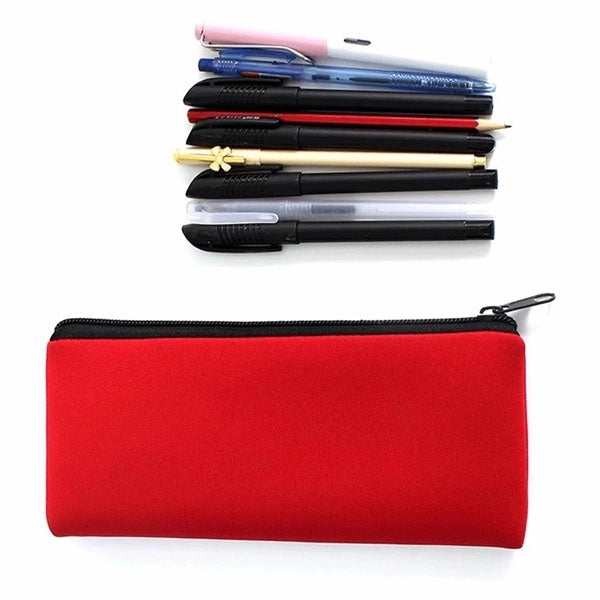 Neoprene Zippered Pencil Pouch