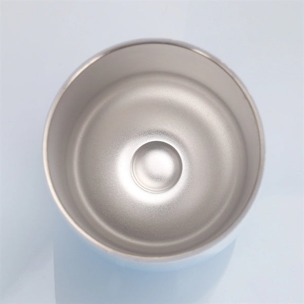 12oz Double Wall Gradient Color Eggshell Cup with Lid