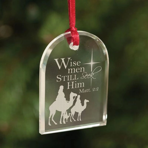 Holiday Jade Ornament - Domed Tablet