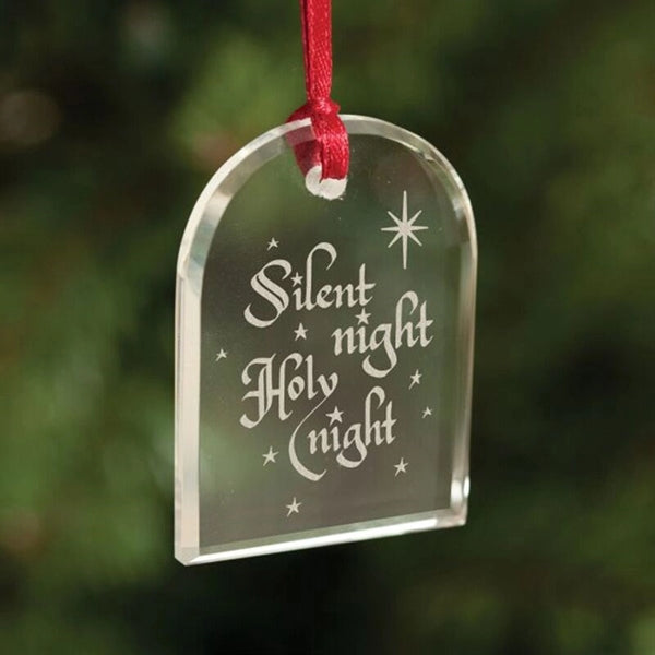 Holiday Jade Ornament - Domed Tablet