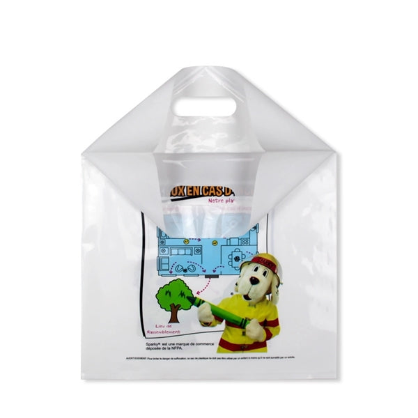 Plastic Disposable Die Cut PE PO Shopping Bags