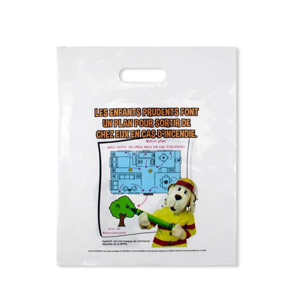 Plastic Disposable Die Cut PE PO Shopping Bags