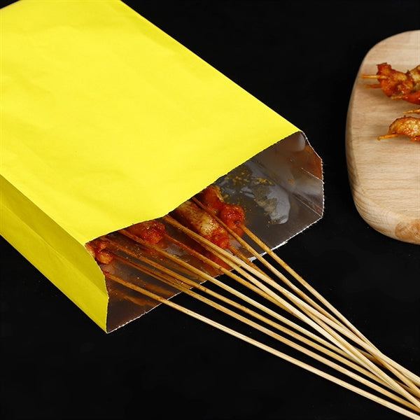 Oilproof Kraft Paper Bread Bag Takeout Grocery Bag Lunch Bag