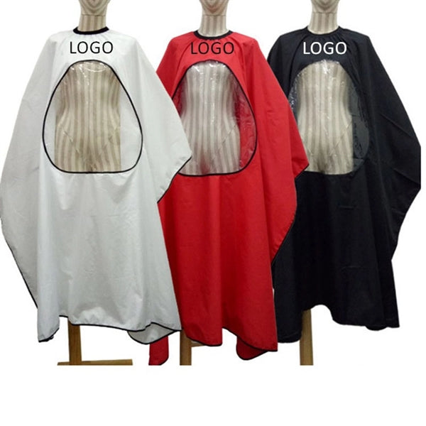 Barber Cape with Transparent Window