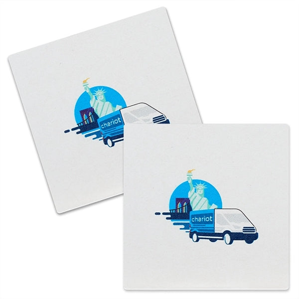 60 Point 3.5" Pulp Board Coasters, DIGITAL PRINT