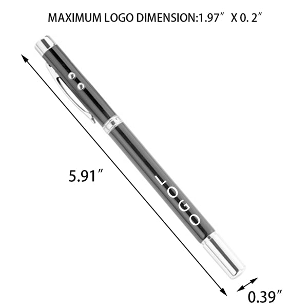 Laser Pointer LED Stylus Ball Pen
