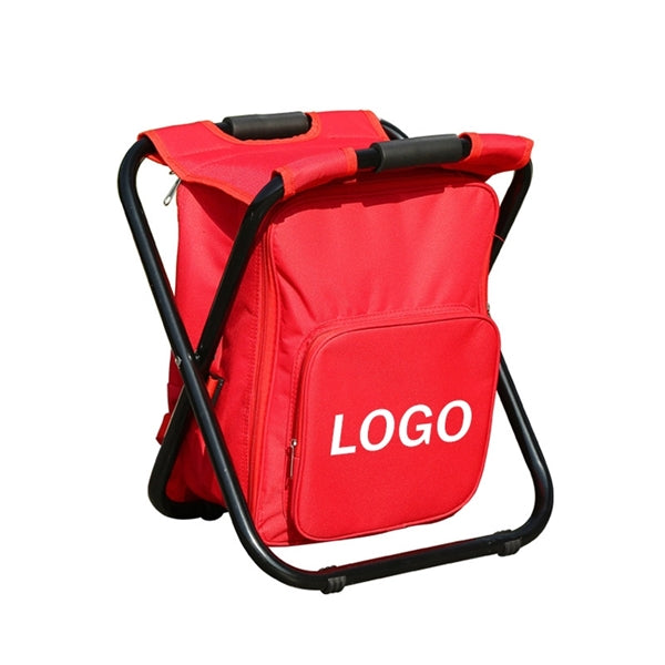 Outdoor Folding Backpack Cooler Bag Chair