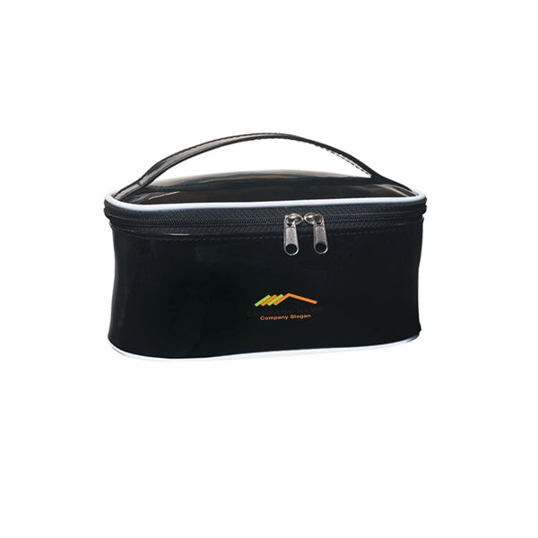 Portable Cosmetic Bag with Carrying Handle