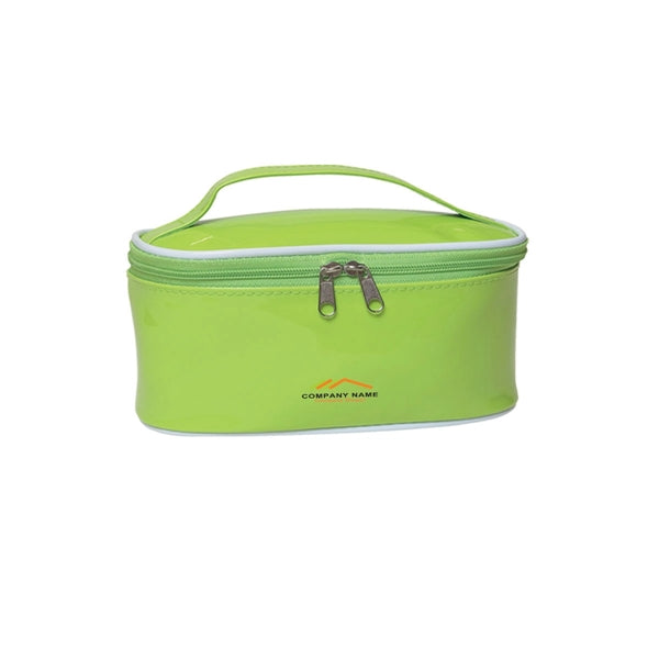 Portable Cosmetic Bag with Carrying Handle