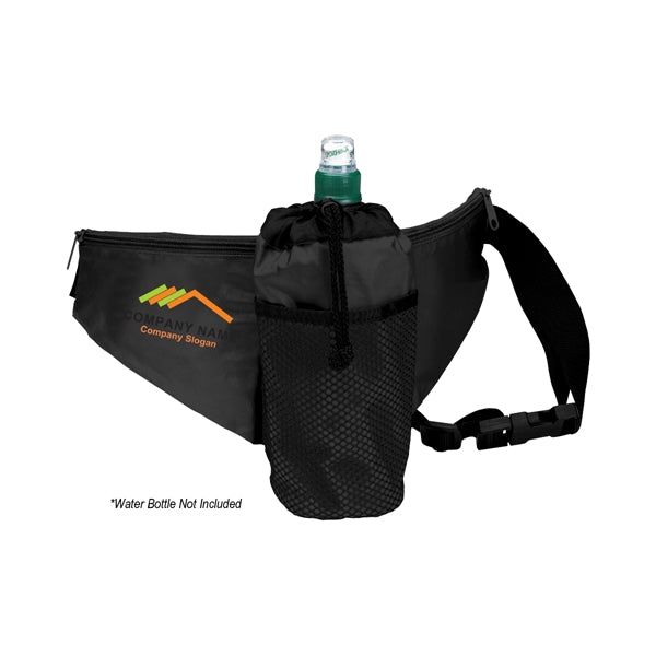 Smart Fanny Pack with Insulated Water Bottle Pocket