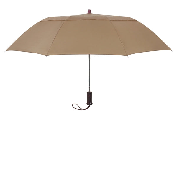 44" Foldable Umbrella with a Wooden Handle