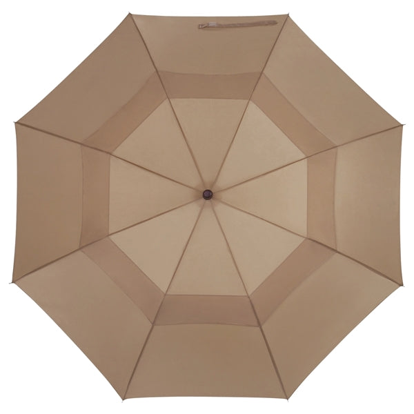44" Foldable Umbrella with a Wooden Handle