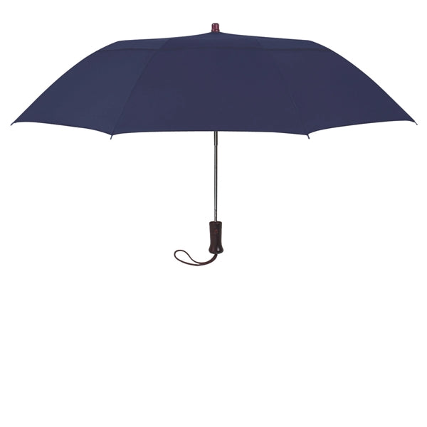 44" Foldable Umbrella with a Wooden Handle