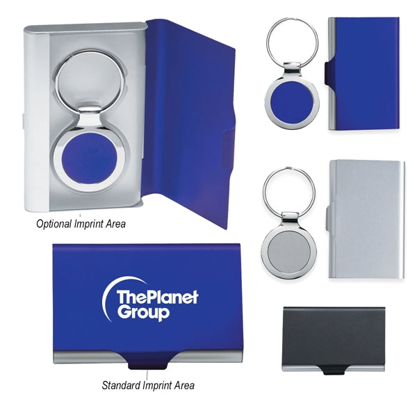 Business Card Case and Key Chain Combo