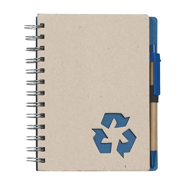 Eco-inspired Spiral Notebook & Pen